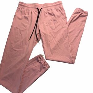 ZYIA Active mauve Peak everyday Ankle Zip Drawstring Jogger Pants Size Small
